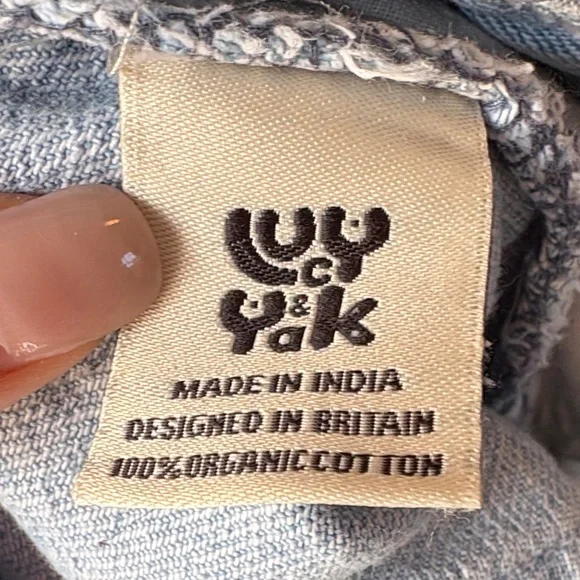 Lucy and Yak Organic Cotton Dana Mom Jeans 28 - Picture 7 of 8